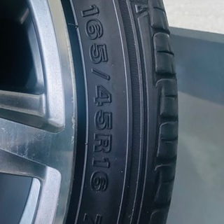 決まりました　165\\45r16 タイヤホイル付き　8本