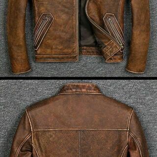 本羊革 ライダーバイカージャケットレザーコート Sheep Leather Rider 