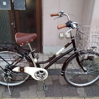 Fiona[フィオナ]24吋 ファッションタウンサイクル 外装6段/LEDオート 