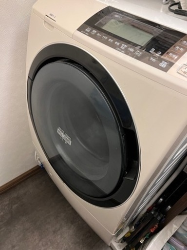 日立ドラム式洗濯乾燥機10kg/6kg ビッグドラムスリム　BD-S8700L