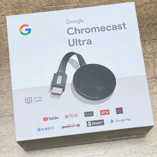 【美品】Google Chromecast Ultra