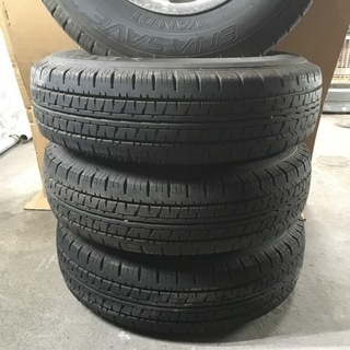 ダンロップENASAVE 195,80,R 15タイヤホイールセット