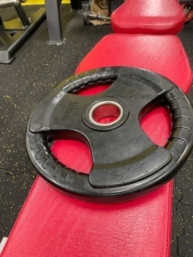 Φ 50mm 3グリップ ラバープレート 20kg×2枚セット 50mm 3グリップ