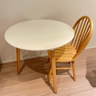 ダイニングテーブル セット（テーブルと椅子一脚）