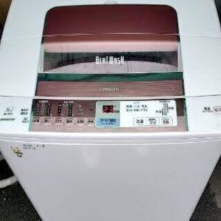 日立ビートウォッシュ8キロ。全自動式洗濯機2012年。