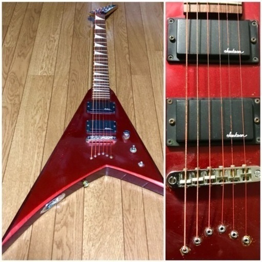 Jackson ジャクソン ランディV ギター デカロゴ フライングV ハード