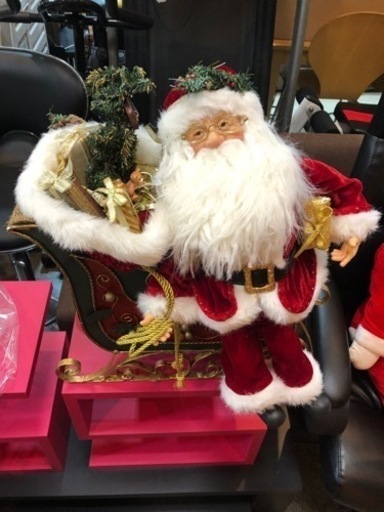 47cm スレーサンタ クリスマス 人形
