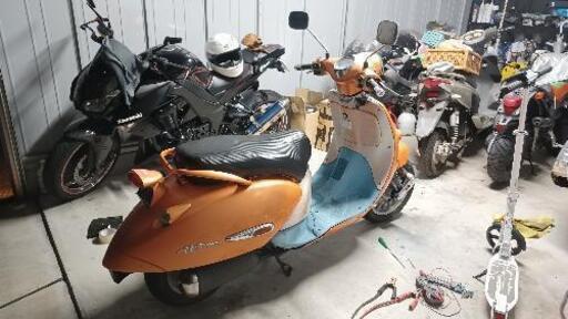 アプリリア　ハバナ50 低走行、実働車1208km！　カギ、書類あり