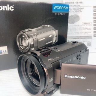 【ネット決済・配送可】未使用・Panasonic4Kビデオカメラ