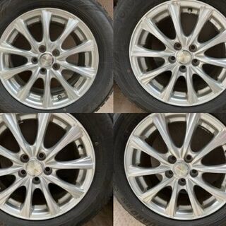 売約済　プリウス等　 トヨタ純正ナット対応　 195/65R15　2018年製　ヨコハマ iG60　100　５穴