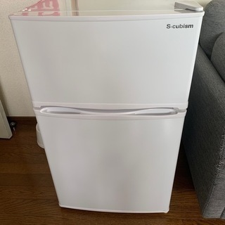 【ネット決済】2ドア冷蔵庫　90L 2019年製
