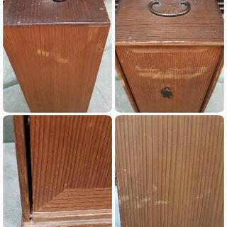 のでご ヤフオク! - G09302 【 古い 茶道具 桐色茶箱揃 8点セット 木