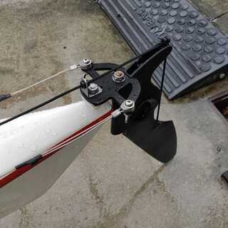 ☆カヤック FRP製☆引き取り限定 神戸☆FIT149 450cm ラダー付 
