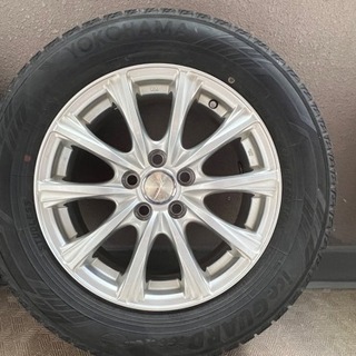 売約済　プリウス等　 トヨタ純正ナット対応　 195/65R15　2018年製　ヨコハマ iG60　100　５穴