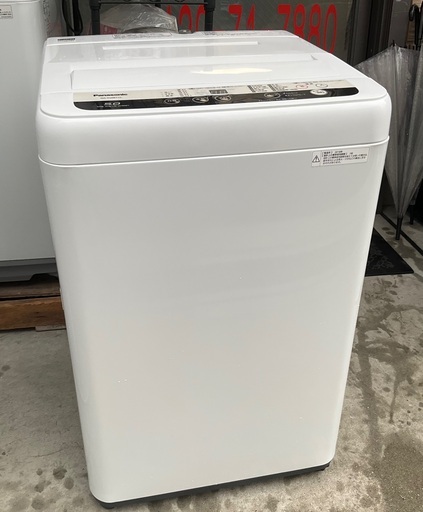 【RKGSE-600】特価！Panasonic/5kg/全自動洗濯機/NA-F50B11C/中古/2018年製/当社より近隣地域無料配達