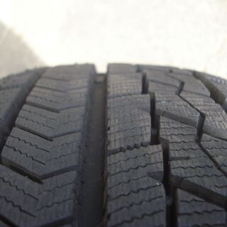 軽自動車スタッドレス　バリ山ブリヂストン155/65R13　アルミセット　中古