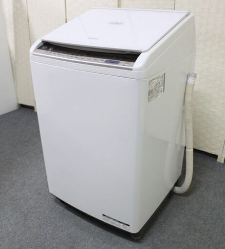 全自動洗濯機 BW-DV80C 8kg ナイアガラすすぎ 縦型洗濯機 日立 2018年製 2018年製 HITACHI  洗濯機 中古家電 店頭引取歓迎 R4220)