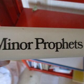 マニア洋書　Minor Prophets（小預言書）  Song...