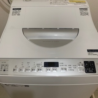 【ネット決済】2021年製 SHARP 乾燥機能付き洗濯機 ES...