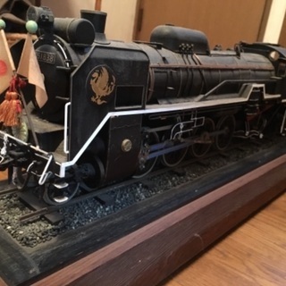 激レア  昭和50年代 金属製蒸気機関車模型 国鉄職員退職記念品