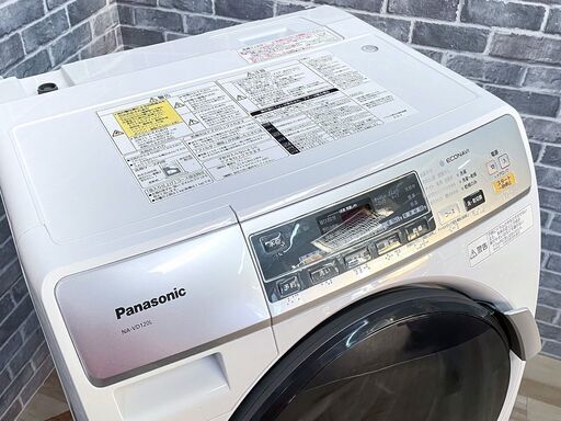 【ハッピー西葛西店】プチドラム式洗濯機　6.0kg　乾燥容量3kg　【エコナビ搭載】　左開き　パナソニック　ID:60802