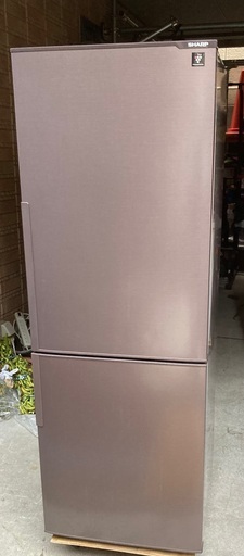 【RKGRE-740】特価！シャープ/271L 2ドア冷凍冷蔵庫/SJ-PD27D-T/中古品/2018年製