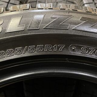BS BLIZZAK REVO GZ 225/55R17 17インチ スタッドレス 4本