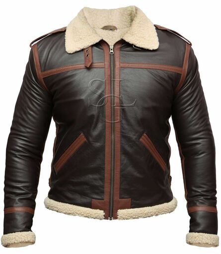牛革ジャケット 本革 ライダーバイカージャケット 羊革合成ウールジャケット Real Cow Leather Rider Biker Wool Jacket