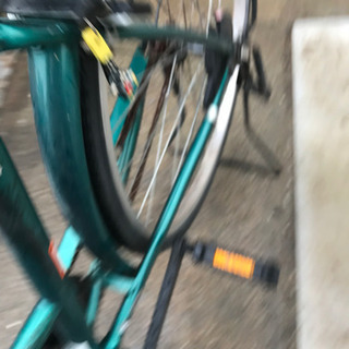 26インチ自転車緑