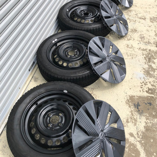 185/60R16 冬タイヤ　鉄ホイールセット