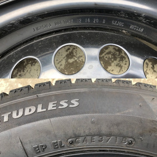 185/60R16 冬タイヤ　鉄ホイールセット