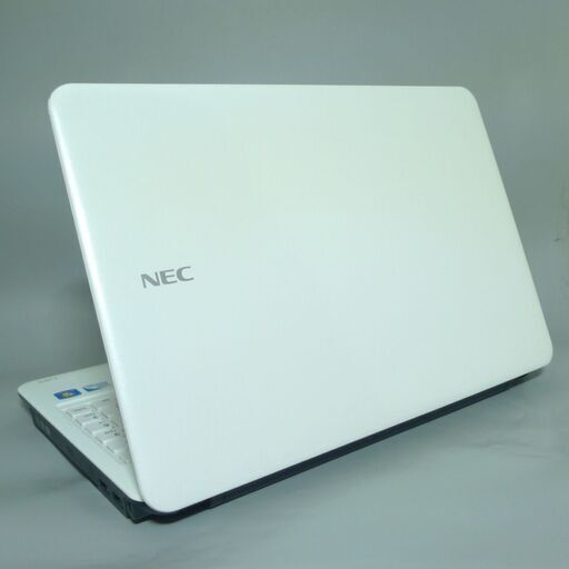 美品 ホワイト ノートパソコン 15型ワイド NEC LaVie PC-LS150ES6W
