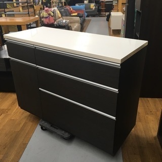 S144 NITORI 、キッチンカウンター、キッチンボード、幅119.6cm 美品