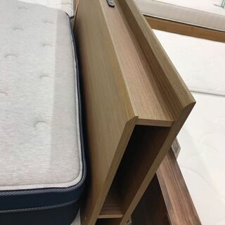 【愛品館八千代店】ニトリ　ダブルベッド　デュアルポケット　②【愛八BD】