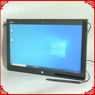 超高速SSD タブレット ノートパソコン Win10 良品 フルHD 12.5型 富士通 Q704/H 第4世代Core i5 4GB 無線 Bluetooth Office