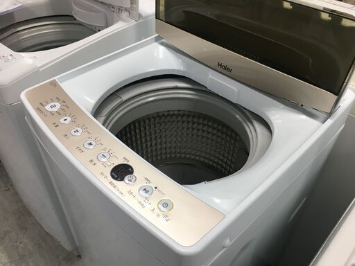 洗濯機の分解クリーニング行っています配送設置込み　ハイアール6.0K洗濯機　2020年製　分解クリーニング済