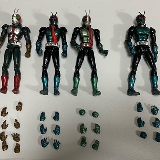 【古い！】SHフィギュアーツ 仮面ライダーファースト３体＋１