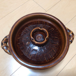 【土鍋　飴釉御竃飯3合】