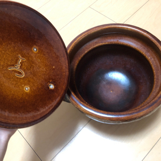 【土鍋　飴釉御竃飯3合】