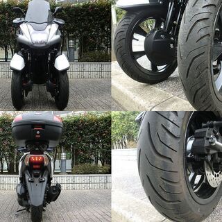 ★普通免許仕様トリシティ155ABSワイドトレッド《走行499kmの極上車》カスタム多数★東京/大田区【下取OK】