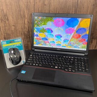 新品大容量SSD500GB メモリ16GB Corei3 15.6インチ 富士通 ノート