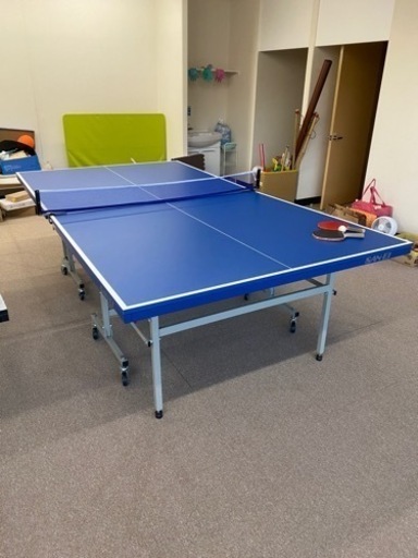 ショップ 【引取日限定・1万円値引】SAN-EI(三英)セパレート式卓球台  