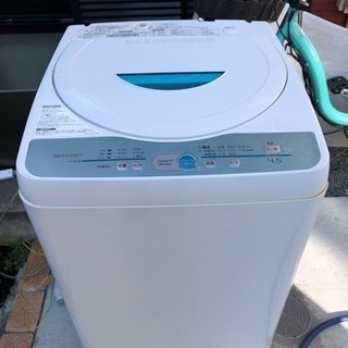 洗濯機　SHARP ES-GL45 4.5kg