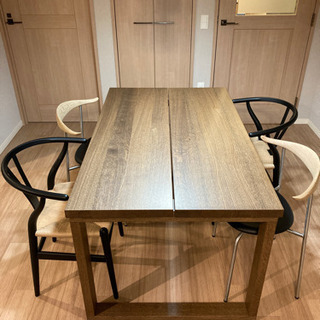 売り切れ必至！ IKEA イケア ダイニングテーブル 美品 要組み立て