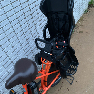 自転車 YAMAHA PAS babby オレンジ 前後タイヤ新品 新基準 電動