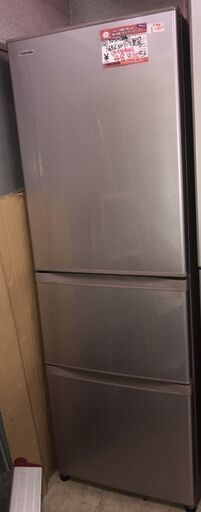 ☆ 激安！！￥48,800！！＜おすすめ商品！＞TOSHIBA 東芝 363㍑3ドア冷蔵庫 家電 2017年製 GR-K36S(NP)型 幅60cmｘ奥行68cmｘ高さ173cm 【BBJ160】