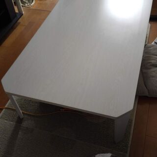 【無料】ニトリ　折りたたみローテーブル　ST3-12075　ホワイト