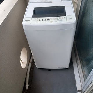 購入して一年半ほどの洗濯機譲ります。