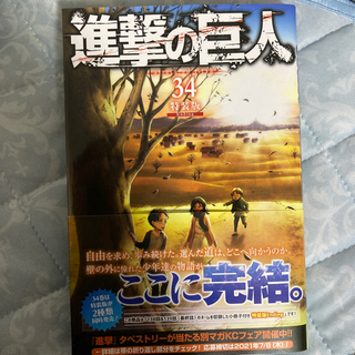 【ネット決済】進撃の巨人　全34巻プラスおまけ付き