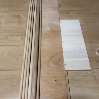 木の板と木の棒